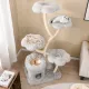Stylish cat playground with condo