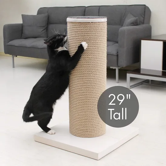 Oversized 29" Tall Scratching Post for Large Cats