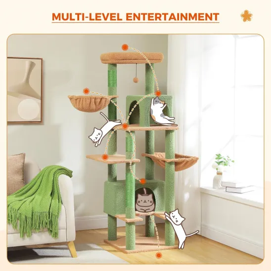 Multi-level cat playground