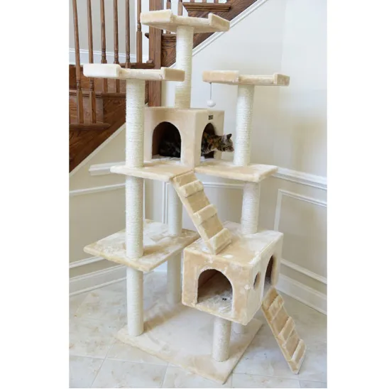 Huge Cat Climbing Tree with 3 Perches