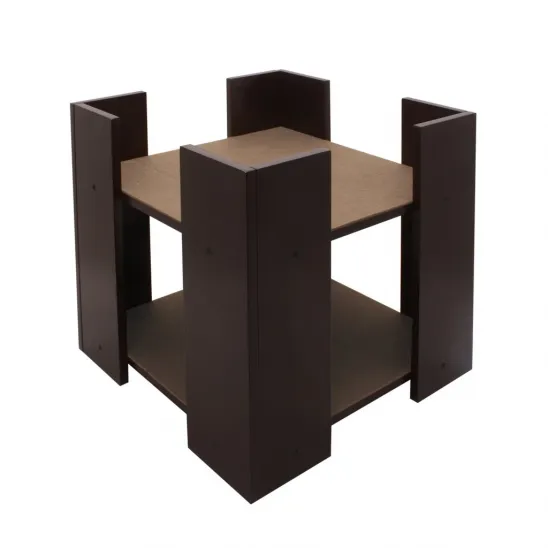 Two tier modern cat furniture in Brown