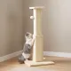 Vertical sisal cat scratcher for large cats